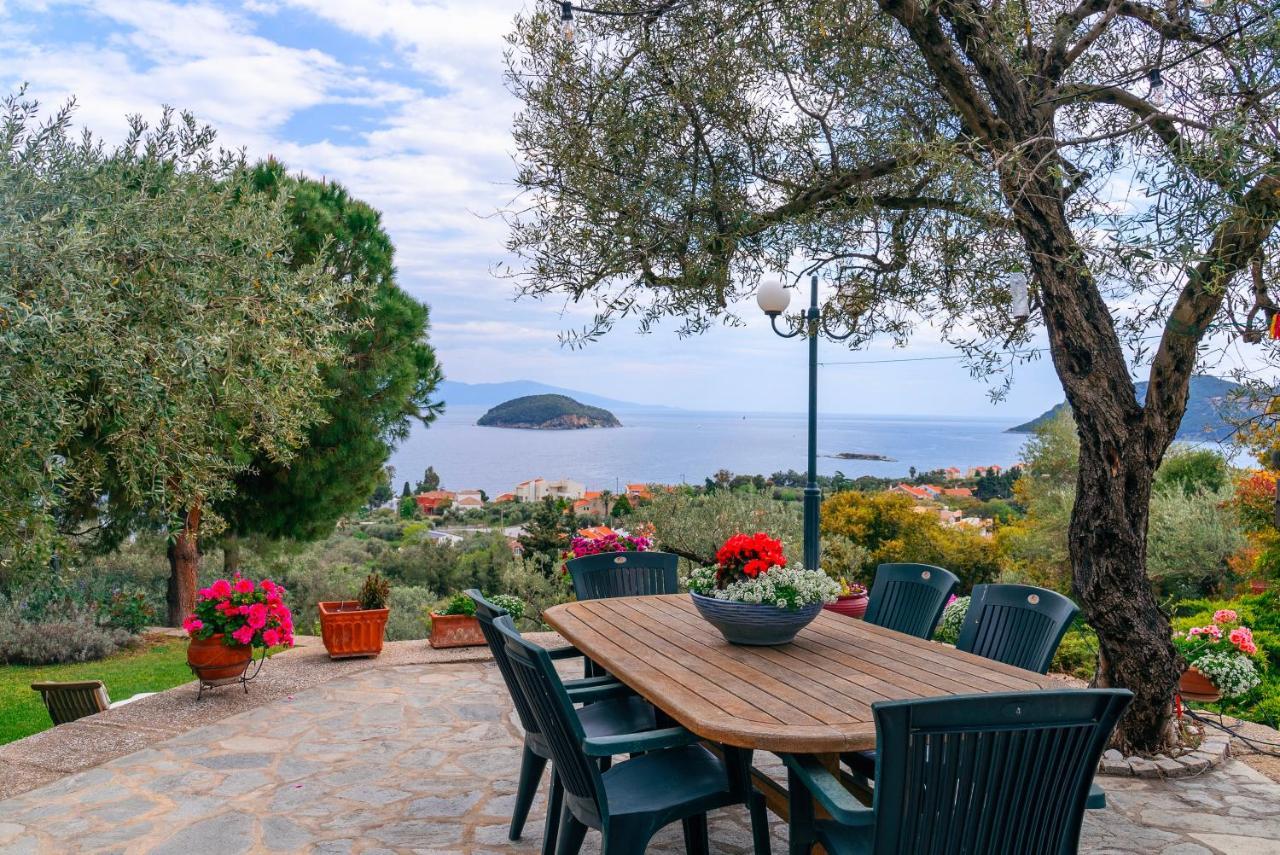Villa Elia Kavala - Mediterranean Holiday Villa Палеон-Цифликион Экстерьер фото